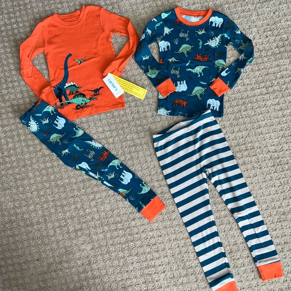 New Carters Dinosaur Print Pjs - Picture 5 of 13